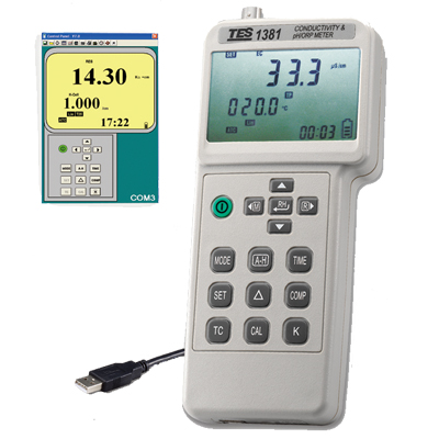 TES-1381K电导计、酸碱度计、氧化还原电位计